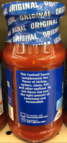 3 Bottles of McCormick Cocktail Sauce, 8 oz