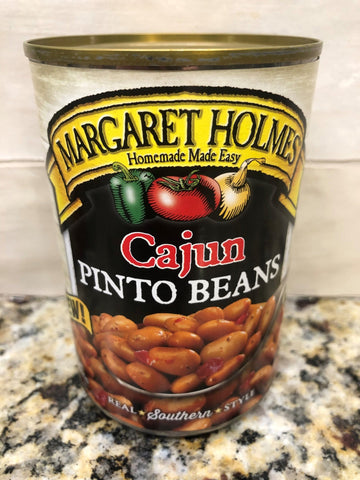 6 Cans of Margaret Holmes Cajun Pinto Beans, 15 oz