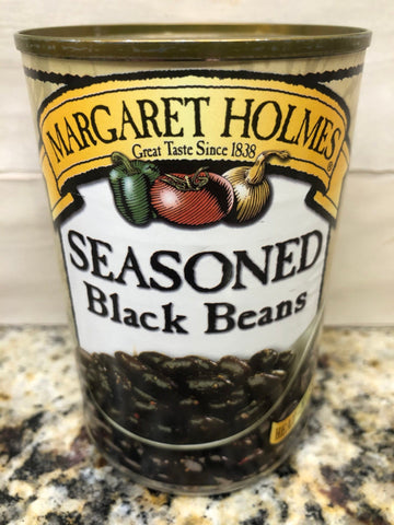 6 Cans of Margaret Holmes Southern Style Seasoned Black Beans, 15 oz