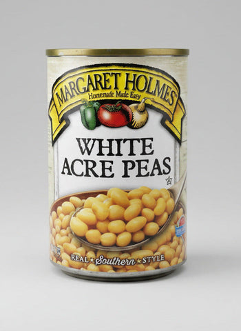 6 Cans of Margaret Holmes Southern Style White Acre Peas, 14.5 oz