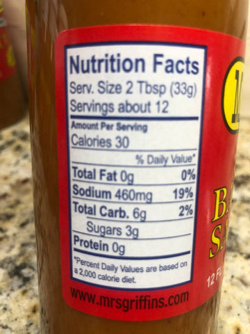 4 Bottles of Mrs. Griffin's Hickory Smoke BBQ Sauce, 12 oz
