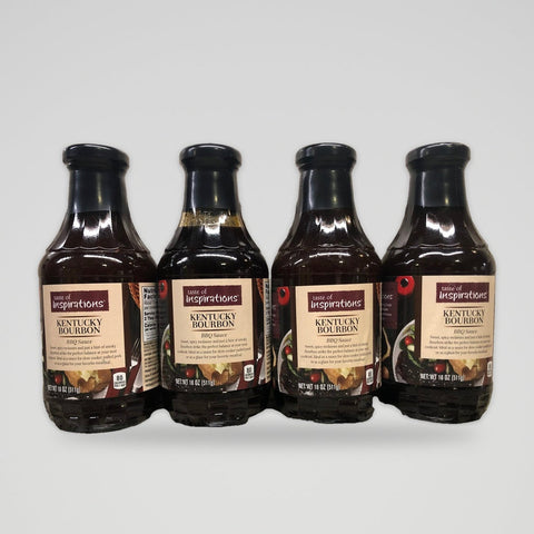 4 Bottles of Taste of Inspirations Sweet Bourbon Marinade Sauce, 12 oz