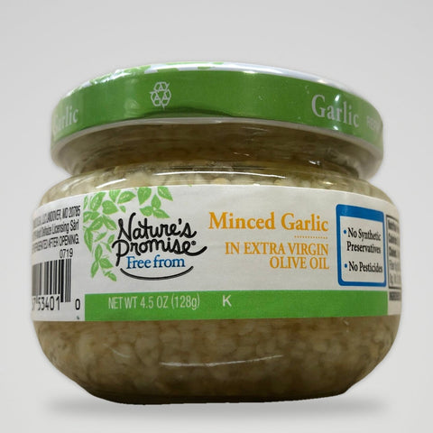 Nature's Promise Mince Garlic in Extra Virgin Olive Oil 5 oz
