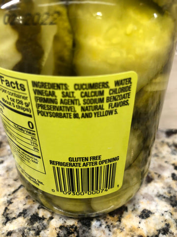 Mount Olive Kosher Hamburger Dill Chip Pickles, 16 oz
