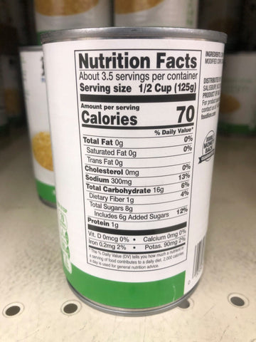 6 Cans of Food Lion Cream Style Corn, 14.75 oz