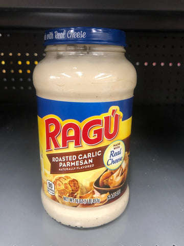 3 Jars of Ragu Roasted Garlic Alfredo Sauce, 16 oz