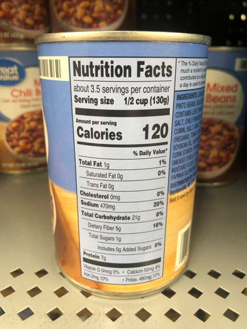 6 Cans of Great Value Mixed Chili Beans, 15 oz