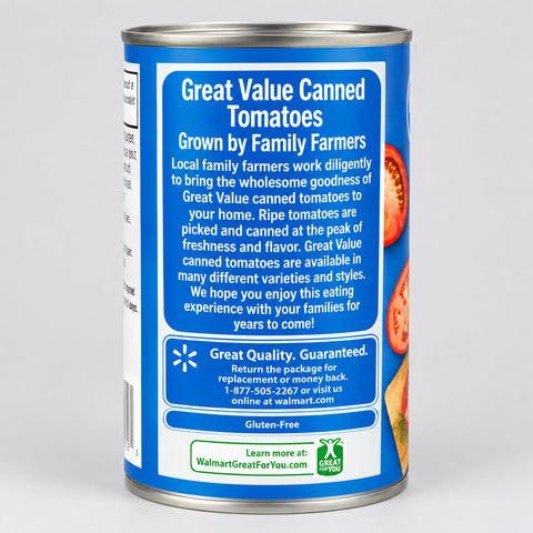 6 Cans of Great Value Tomato Sauce, 15 oz