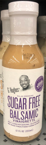 4 Bottles of G Hughes Sugar Free Balsamic Vinaigrette Salad Dressing, 12 oz