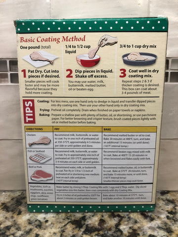 3 Boxes of Kentucky Kernal Coating Garlic Herb Mix, 7 oz
