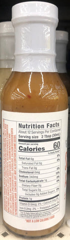 3 BOTTLES G Hughes Sugar Free Asian Miso Salad Dressing 12 oz Bottle Iceberg