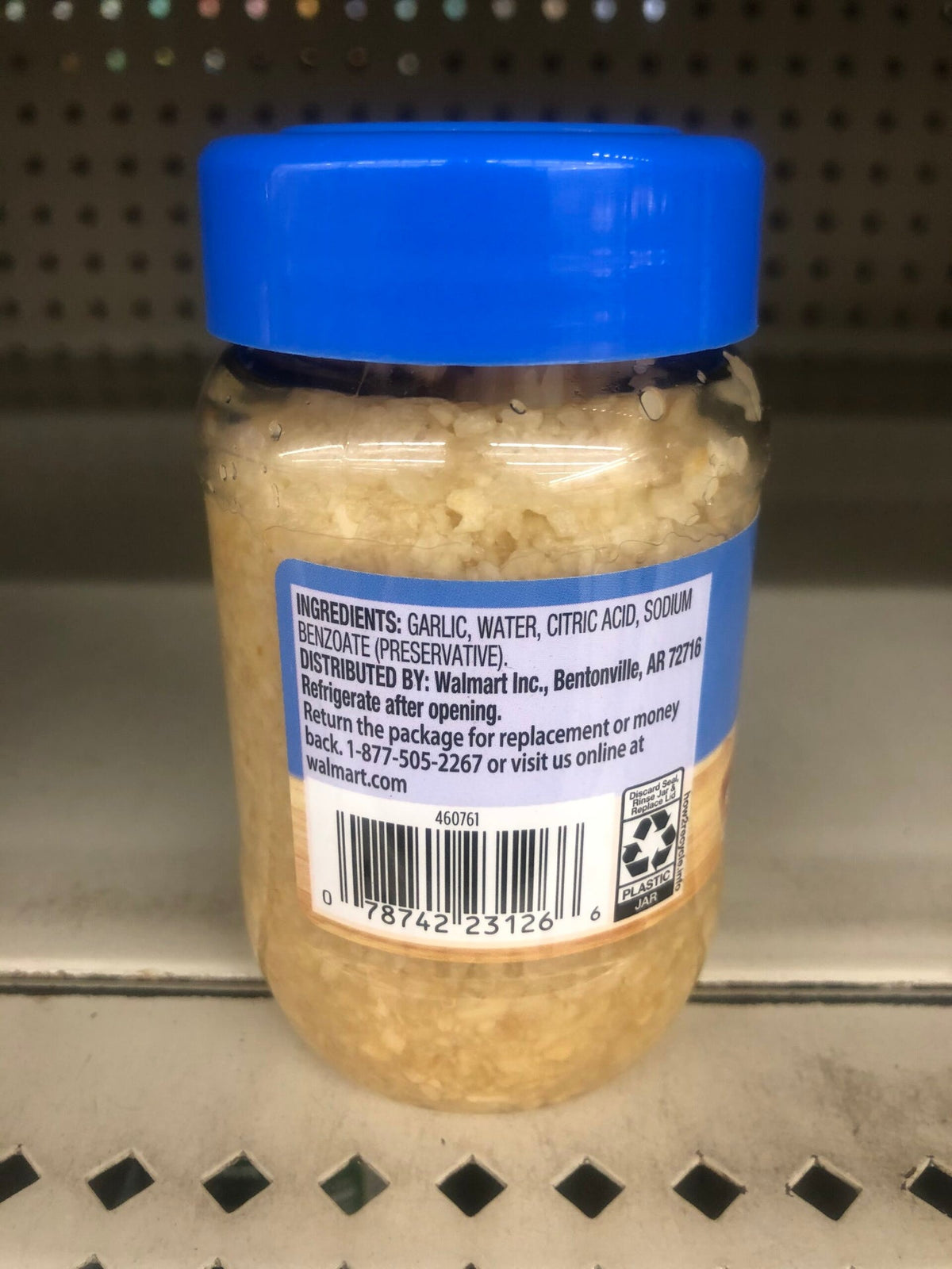 6 Jars of Great Value Minced Garlic, 8 oz