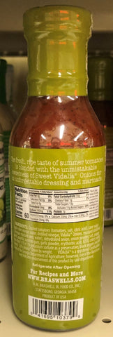 Braswell's Vidalia Onion & Summer Tomato Salad Dressing, 12 oz