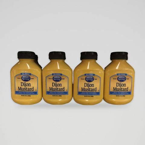 4 Bottles of Silver Spring Squeeze Dijon Mustard, 9.5 oz