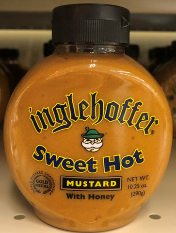 4 Bottles of Inglehoffer Sweet Hot Mustard, 10 oz