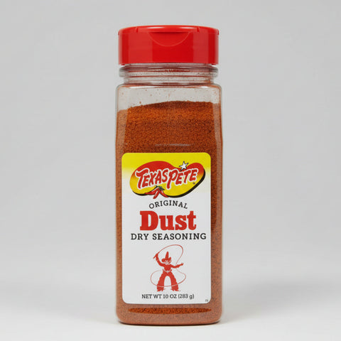 Texas Pete Original Dust Dry Seasoning 10 oz Spice Chicken Poultry Wings Rub