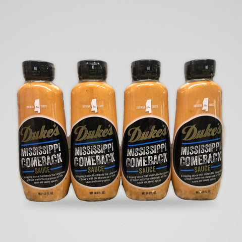 4 Bottles of Duke's Mississippi Comeback Sauce BBQ, 14 oz