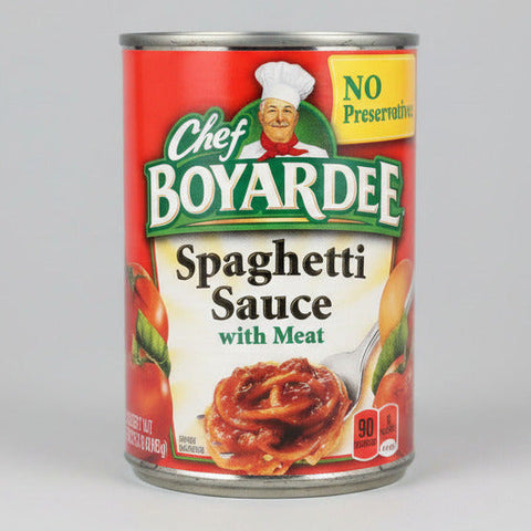 6 CANS Chef Boyardee Spaghetti Sauce with meat 15 Oz Pasta No Preservatives