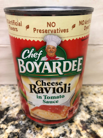 6 Cans of Chef Boyardee Cheese Ravioli in Tomato Sauce Microwave Pasta, 15 oz
