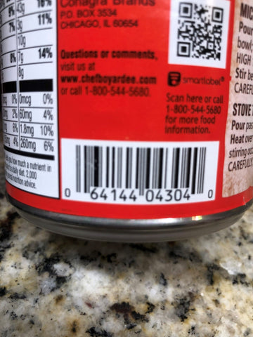 6 Cans of Chef Boyardee Beef Lasagna in Tomato Sauce Pasta, 15 oz