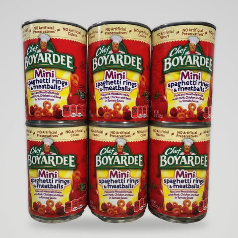 Chef Boyardee Mini Spaghetti Rings and Meatballs Pasta, 15 oz
