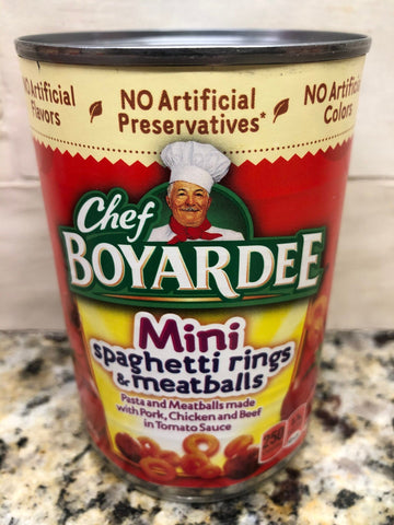 Chef Boyardee Mini Spaghetti Rings and Meatballs Pasta, 15 oz