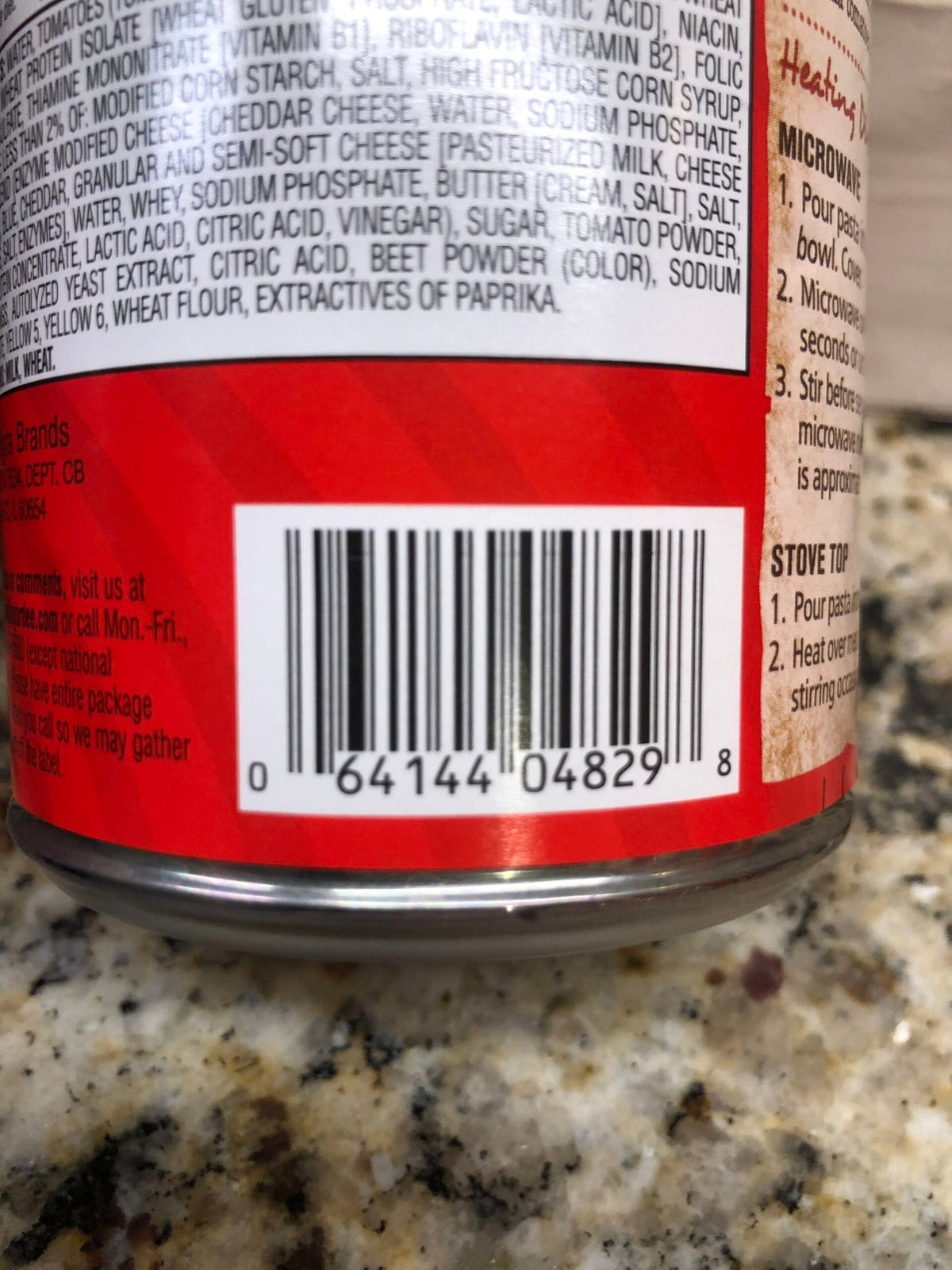 6 Cans of Chef Boyardee Cheesy Burger Macaroni, 15 oz