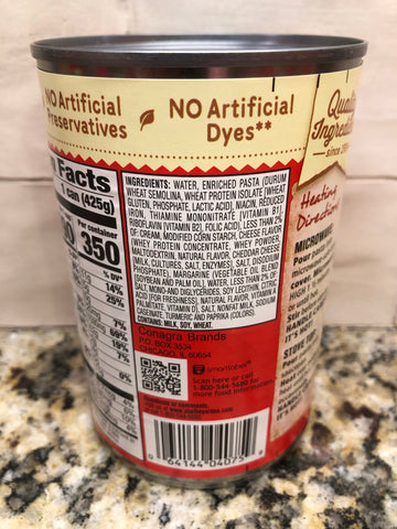 6 Cans of Chef Boyardee Mac and Cheese Macaroni, 15 oz