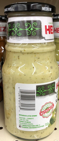 Herdez Medium Cilantro Lime Salsa Cremosa Dip, 15.7 oz