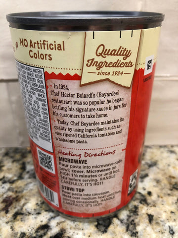 6 Cans of Chef Boyardee Beef Mini Ravioli in Tomato Sauce, 15 oz
