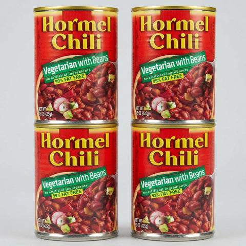 Hormel Chili Vegetarian with Beans, 15 oz Cans