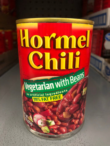 4 Cans of Hormel Chili Vegetarian with Beans, 15 oz