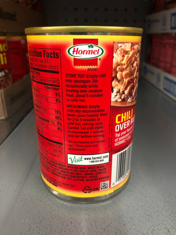 Hormel 100% Natural White Chicken Chili With Beans, 15 oz