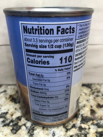 6 Cans of Great Value Red Beans, 15.5 oz