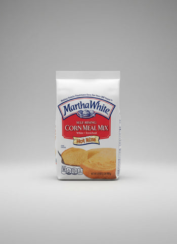 2 BAGS Martha White Enriched Self Rising White Bolted Corn Meal 2 lb Bag
