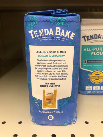 2 Bags of Southern Biscuit Tenda-bake All Purpose Flour, 2 lb