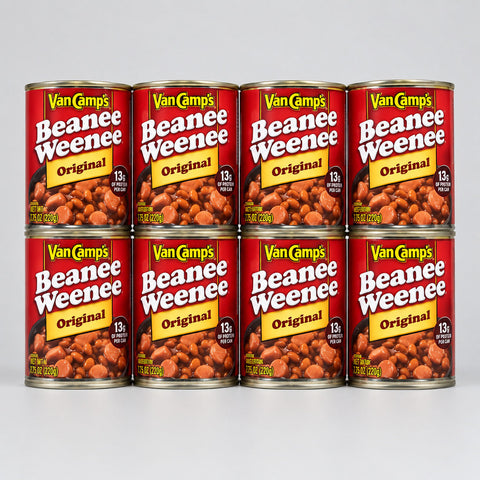 8 Cans of Van Camp's Original Beanee Weenee, 7.75 oz