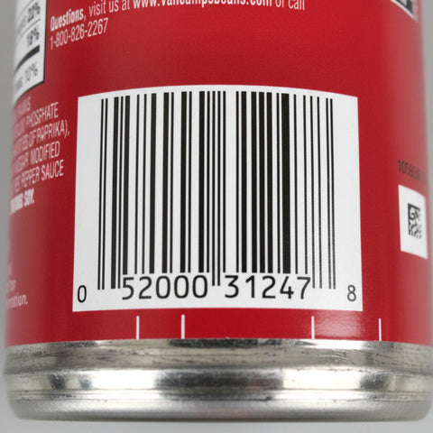 6 CANS Van Camp's Barbeque Beanee Weenee 7.75 oz can BBQ Beans Franks Hot Dogs