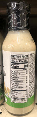 Nature's Promise Organic Romano Caesar Salad Dressing 12 oz Bottle