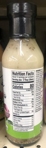 Nature's Promise Organic White Balsamic Salad Dressing, 12 oz
