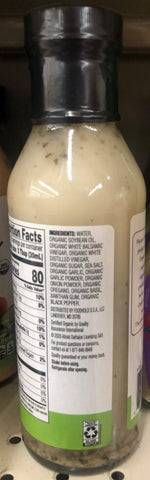 Nature's Promise Organic White Balsamic Salad Dressing, 12 oz