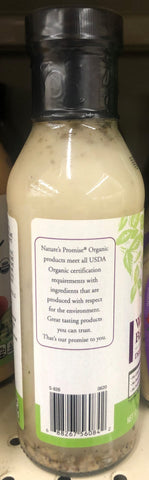 Nature's Promise Organic White Balsamic Salad Dressing, 12 oz