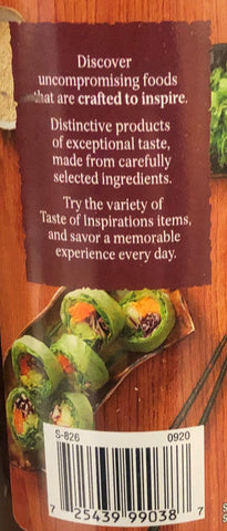 Taste of Inspirations Thai-Inspired Thaiger Sweet Chili Sauce, 15 oz