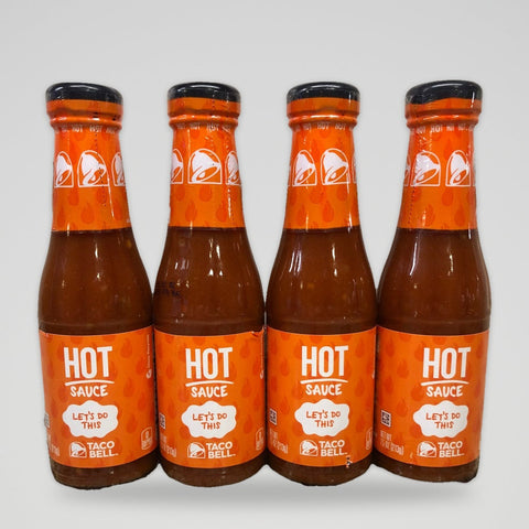 4 Bottles of Taco Bell Hot Sauce, 7.5 oz