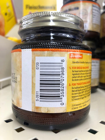 4 Jars Food Lion Fast Rise Yeast 4 oz Jar