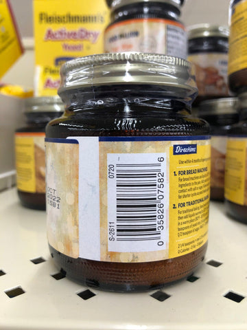 4 Jars Food Lion Active Dry Yeast 4 oz Jar