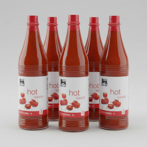 5 BOTTLES Food Lion Hot Sauce 12 oz Bottle Pepper Wing Tabasco Eggs Texas Pete