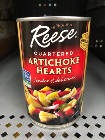 4 Cans of Reese Tender Quartered Artichoke Hearts, 14 oz