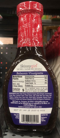 3 Bottles Skinnygirl Balsamic Vinaigrette Salad Dressing 8 fl Bottle
