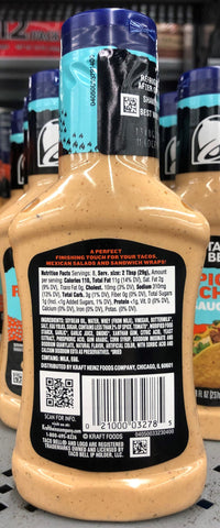 4 Bottles of Taco Bell Spicy Ranchero Sauce, 8 oz
